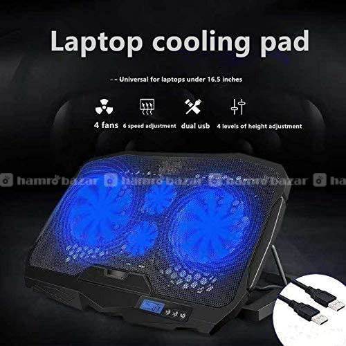 Turbo M5 Gaming Laptop Cooler with Display