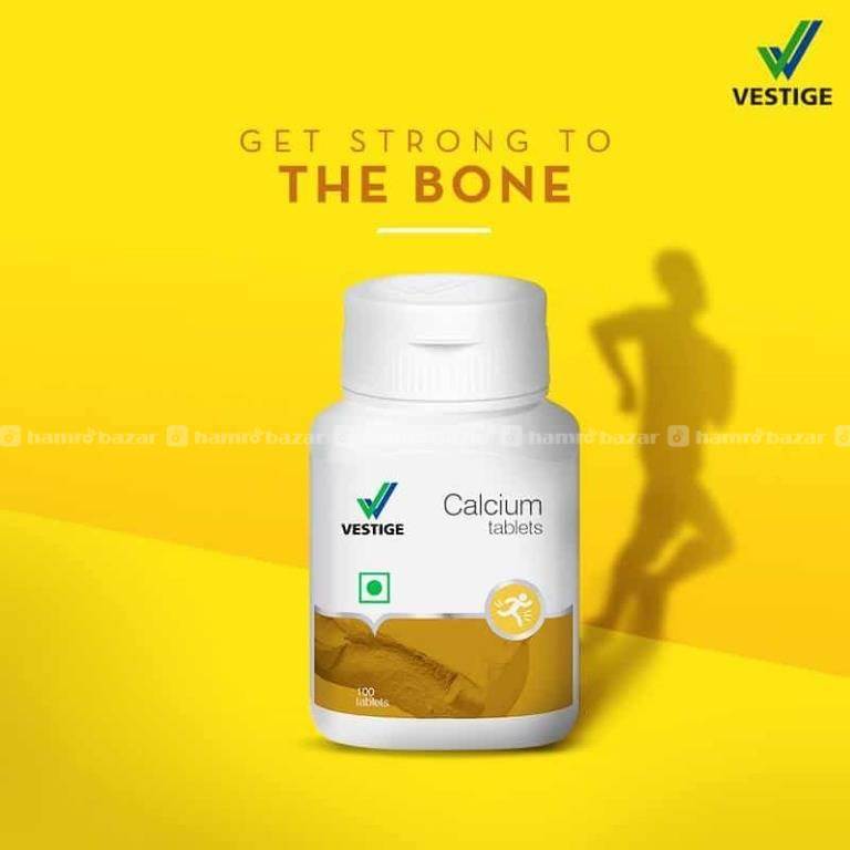 Vestige Calcium 625 mg Tablets 100 Tablets