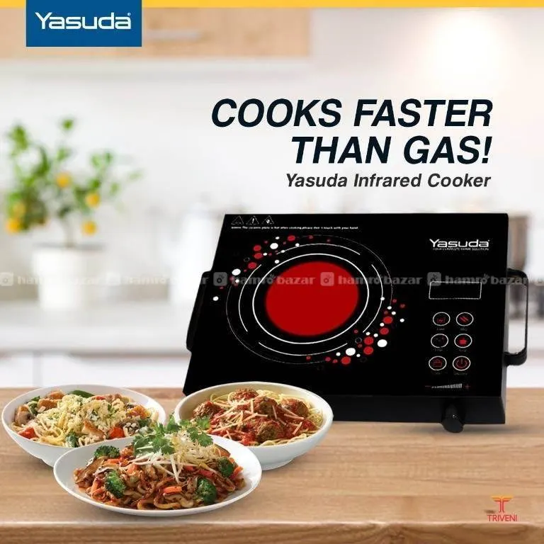 1 Yr Warranty Yasuda Infrared Cooker