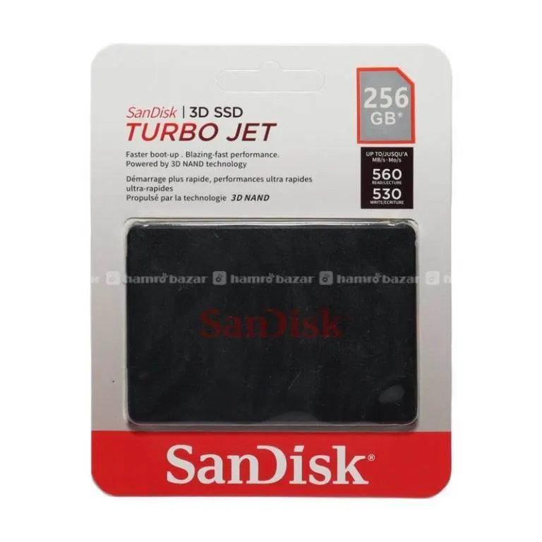 Sandisk Turbo Jet 256GB SSD Hard Drive