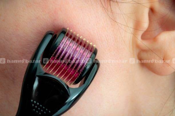 1MM Derma Roller Facial 540 Titanium And Stainless