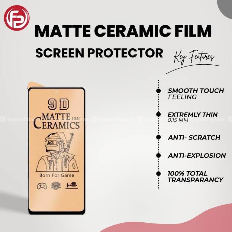 Redmi Note 9 Pro/Max/9S Screen Protector Matte Cer