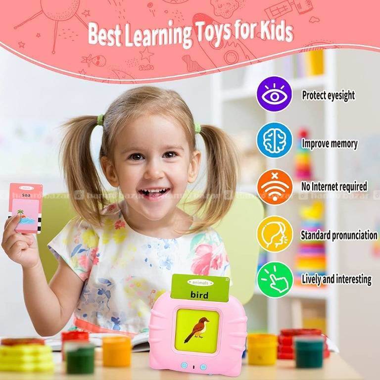 Audible Flash Cards Children Learning Toy