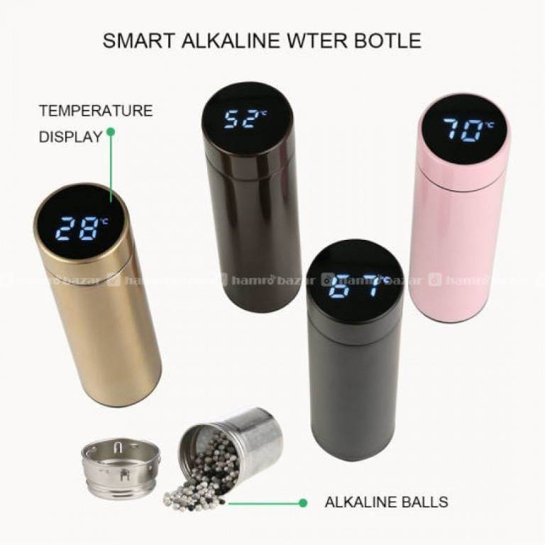 Stainless Steel Thermos #smartvacuumflask With Led