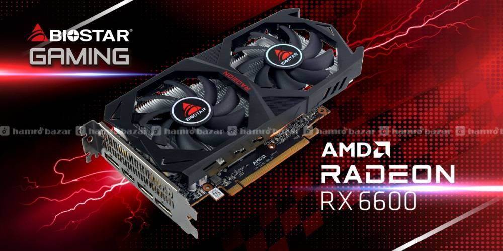 BIOSTAR AMD RADEON™ RX 6600 GRAPHICS CARD