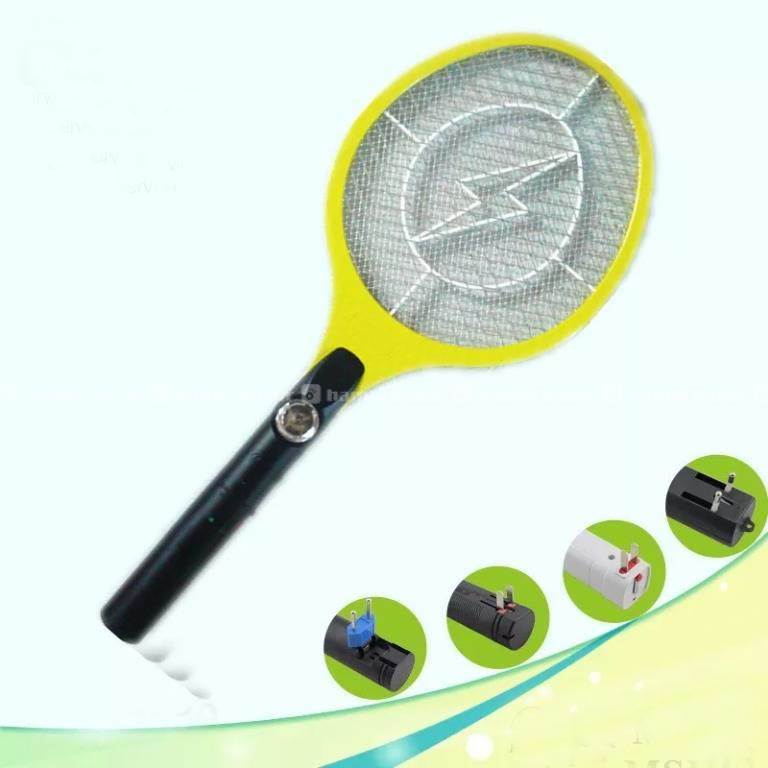 Mosquito Racket/Swatter Bat with LED Light Electri