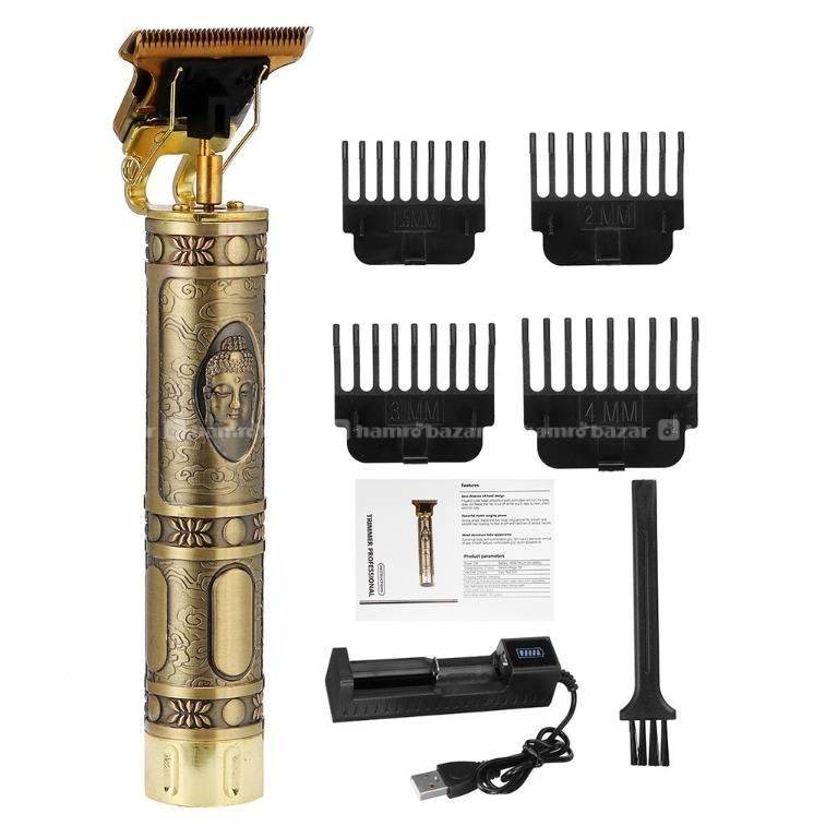Vintage T9 Rechargeable 4 clipper Professional Cor