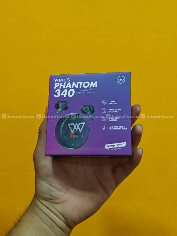 Wings Phantom 340 Best Low Latency 40ms Earbuds