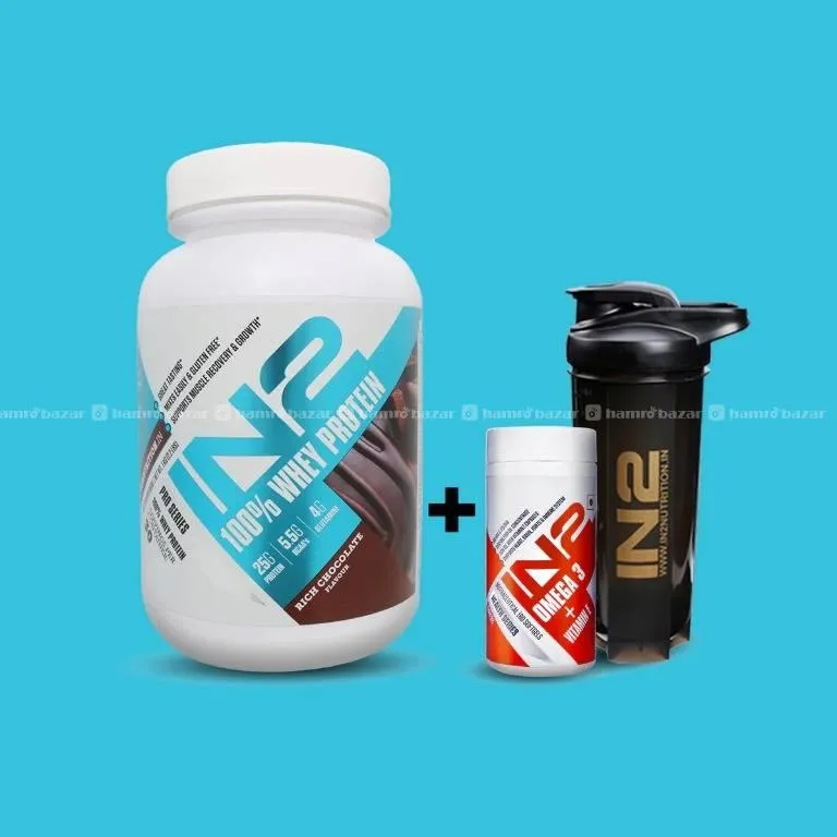 IN2 100% Whey Protein 1kg + Multi-Vitamin 60 Capsu