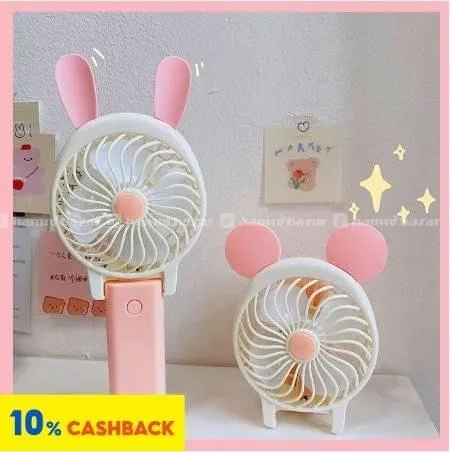 Kitty Mickey Handy Adjustable Mini USB Fan