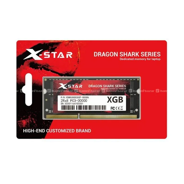 DDR3 4GB 1600MHZ LAPTOP RAM XSTAR