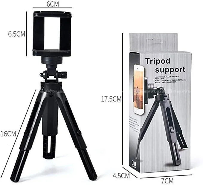 Mini Desktop Tripod 360 Degree Rotation Foldable S
