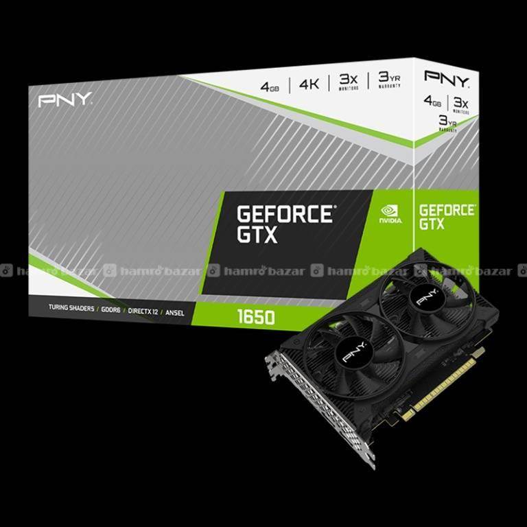 GRAPHIC CARD GeForce® GTX 1650 4GB GDDR6 Dual Fan