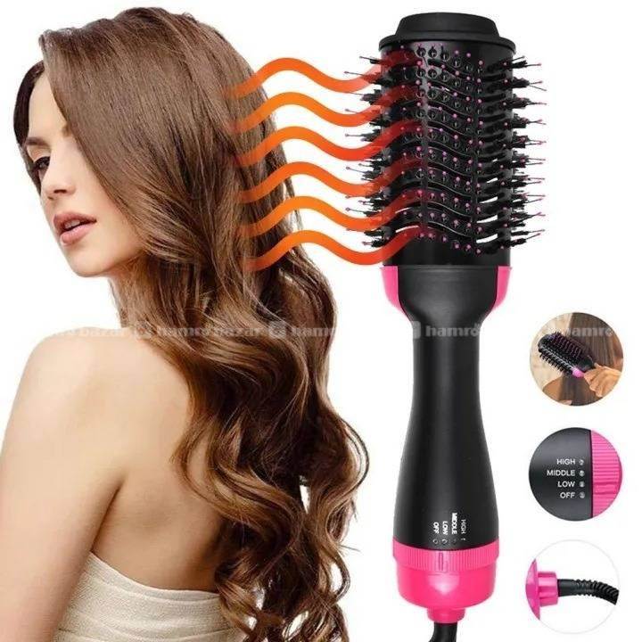 3in1 Electric Hair Dryer Volumizer Straight Comb