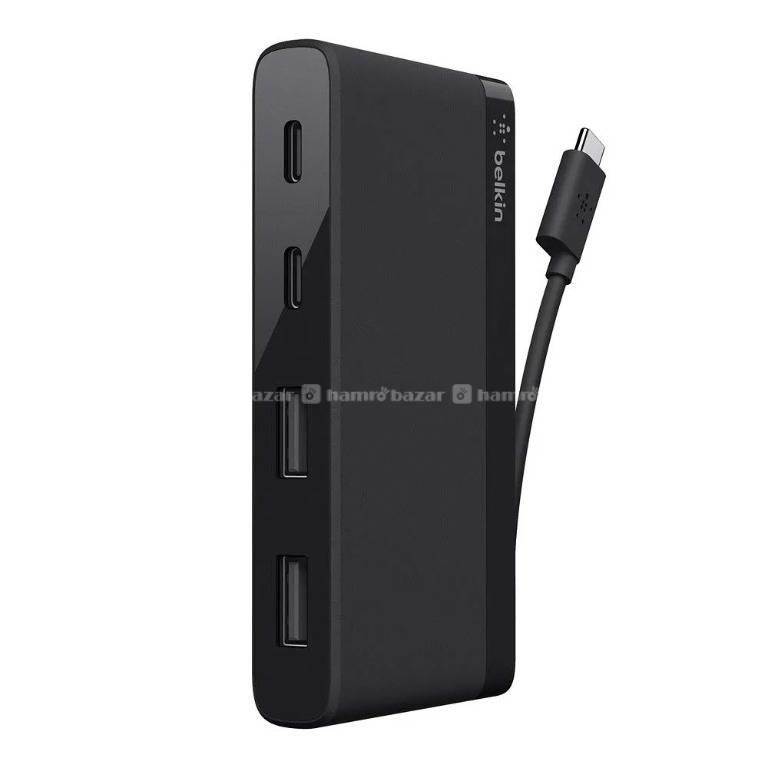 Belkin USB-IF Certified 4-Port Mini USB-C Hub
