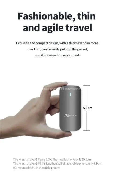 2TB PORTABLE SSD WITH 1000MB/s (MAC/PC/MOBILE)