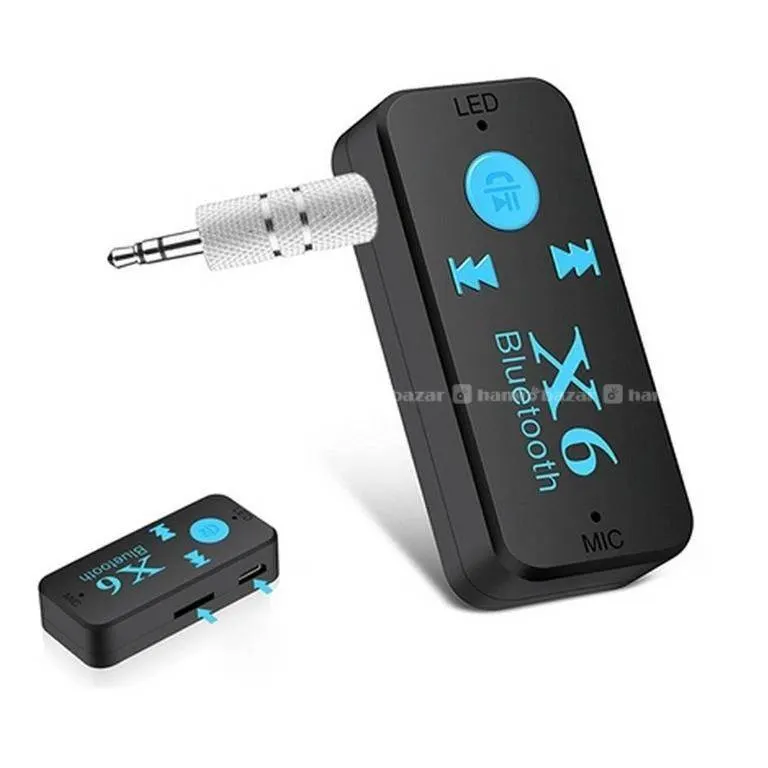 X6 Wireless Bluetooth Receiver 3.5 mm Audio Stereo