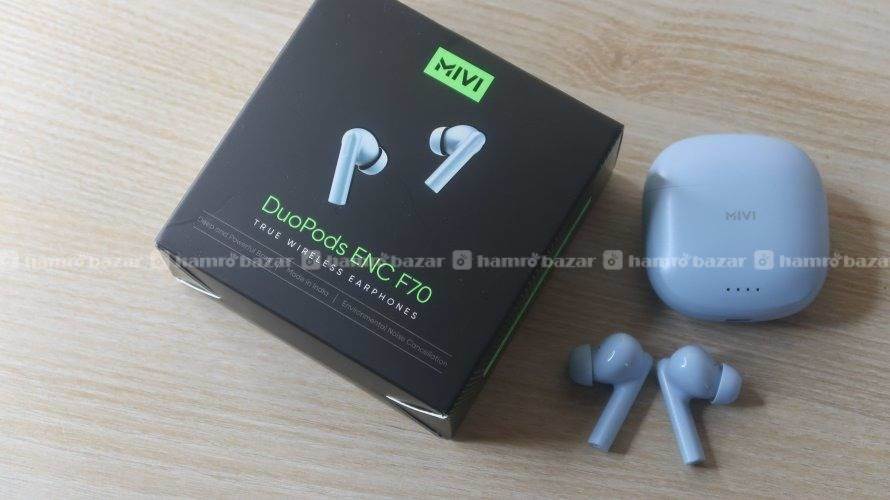Mivi DuoPods F70 ENC with Quad Mic, 50+ Earbuds