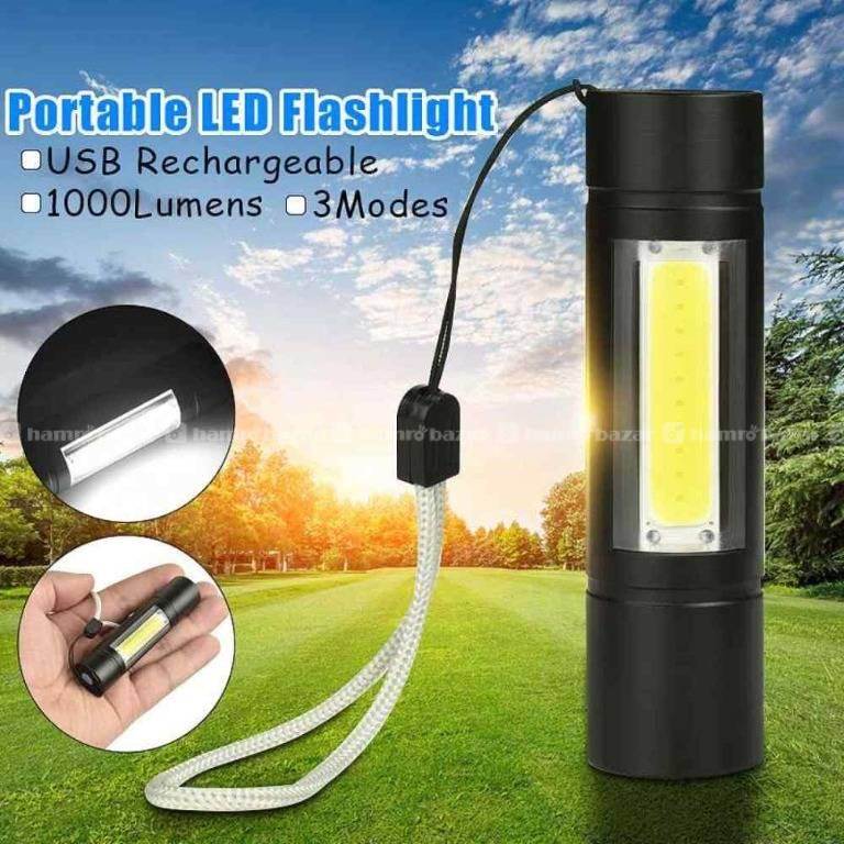 Mini Torch Light,USB Rechargeable Brightness Work