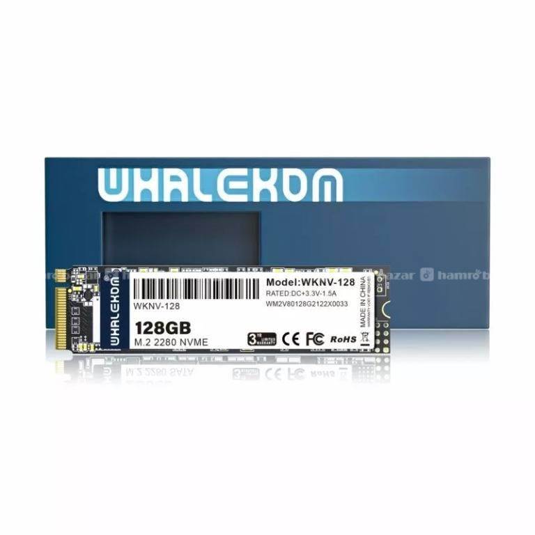 Whalekom128GB M.2280 PCIe NVMe SSD