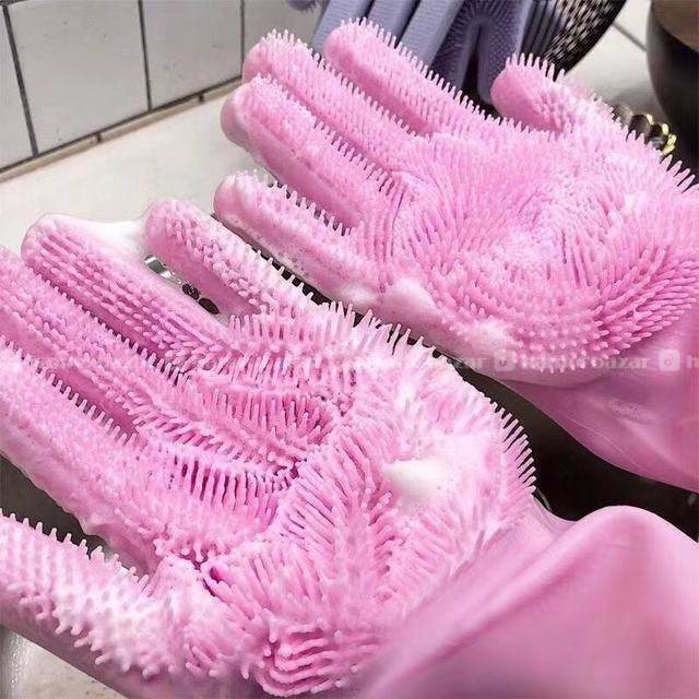 Magic Silicone Dishwashing Scrubber Dish Washing S