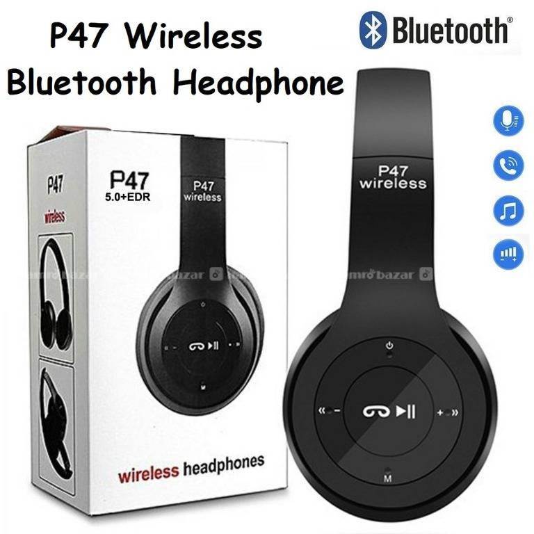 P47 Wireless Bluetooth Sports Portable Headphones