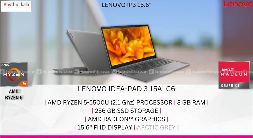 Lenovo Amd Ryzen 5 5500u 8/256gb Laptop