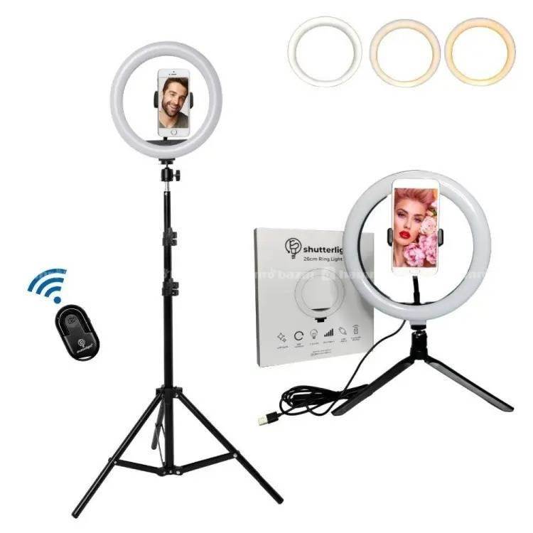 16 cm LED Video Ring Light with Photography Dimmab