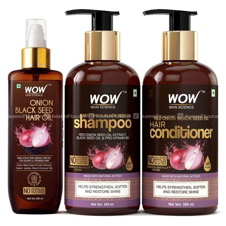 WOW Onion Hair Oil Ultimate Hair Care Combo Kit (S