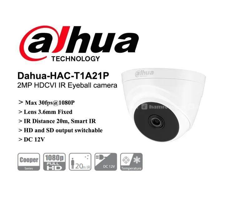 Dahua Hdcvi Camera 2mp Eyball Camera DH-HAC-T1A21P