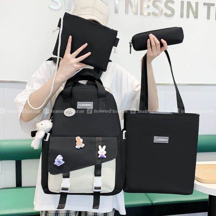 4 in 1 backpack set for school and college