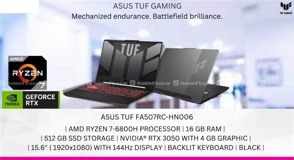 Asus Laptop Ryzen 7 6800h 16gb 512gb nvme Laptop