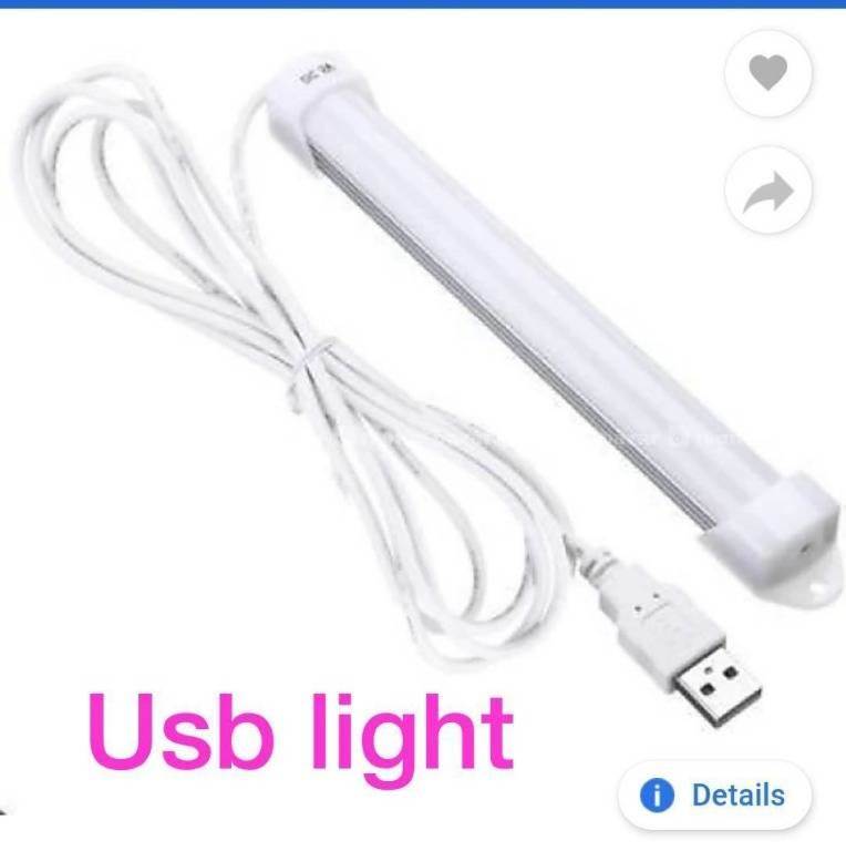 12inch USB LED Mini Tube Camping Portable Tent