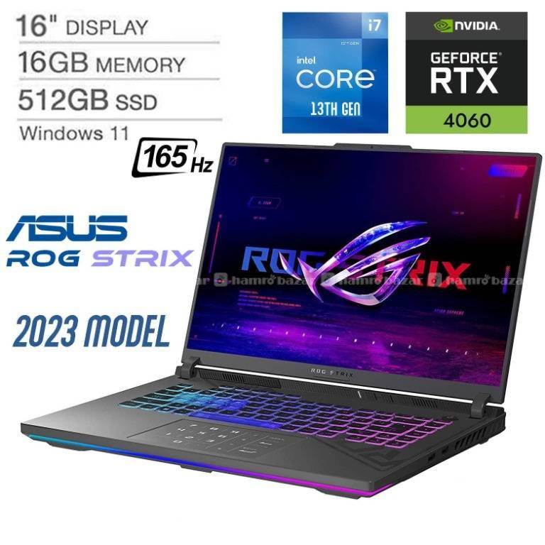 ASUS ROG STRIX RTX4060 16" 16gb 512nvme Laptop