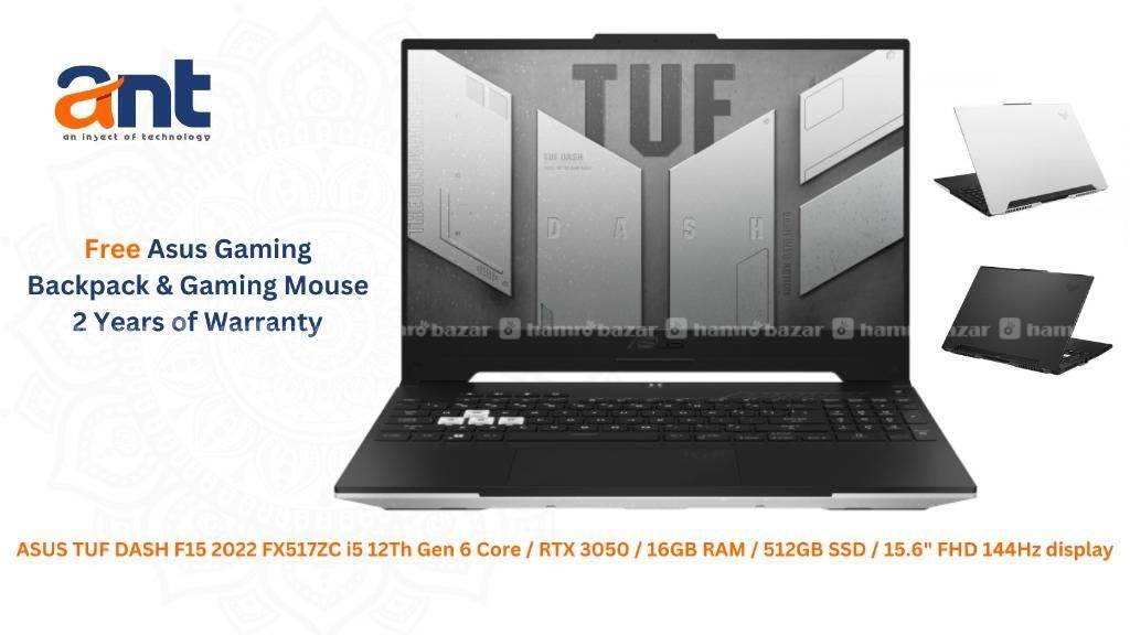 Asus TUF Dash F15 FX516PM i7 11th Gen RTX 3060