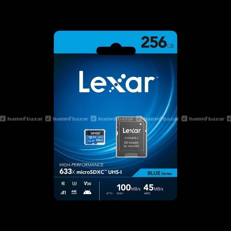 lexar v3 256gb go pro camera sd card