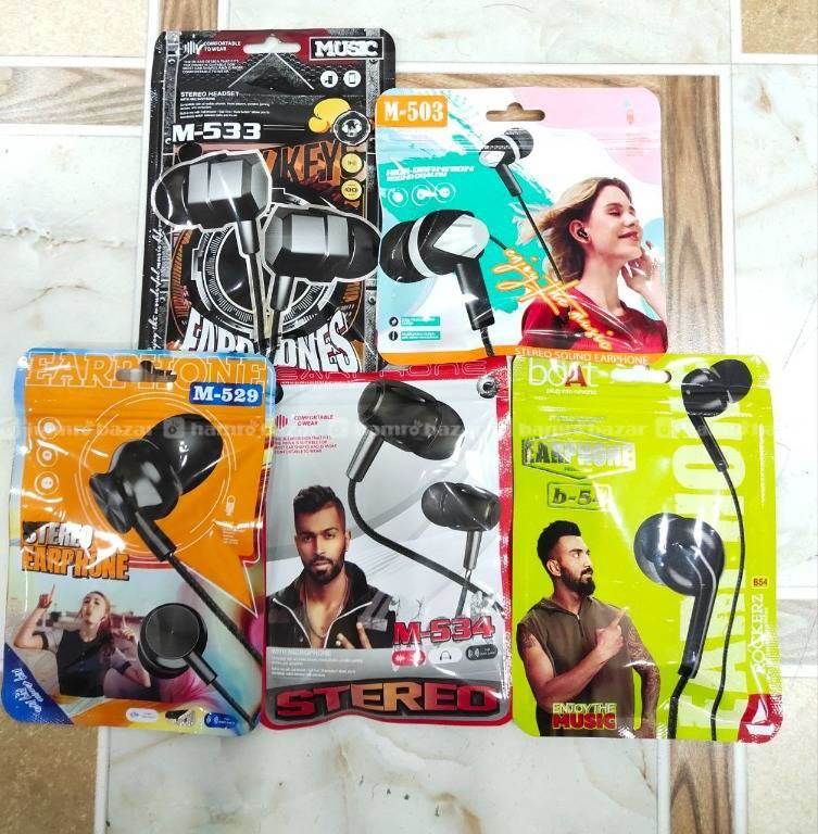 Colorful Universal Earphone Compatible All Mobile