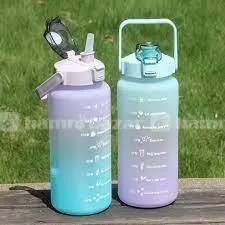 Authentic Corner 2000ml Water Bottle With Straw An