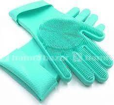 Magic Silicone Dishwashing Gloves Kitchen Tool For