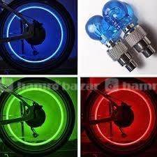 2 Pcs Creative Skull Design LED Light Bicycle Bike