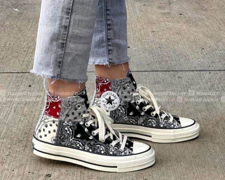 printed converse shoes for men and women