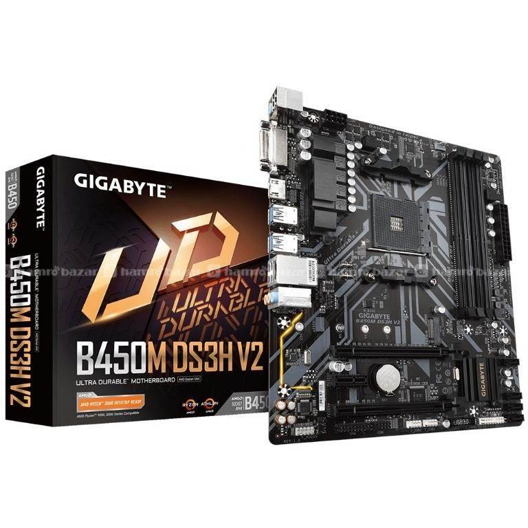 Gigabyte B450m ds34 V2 Amd Motherboard