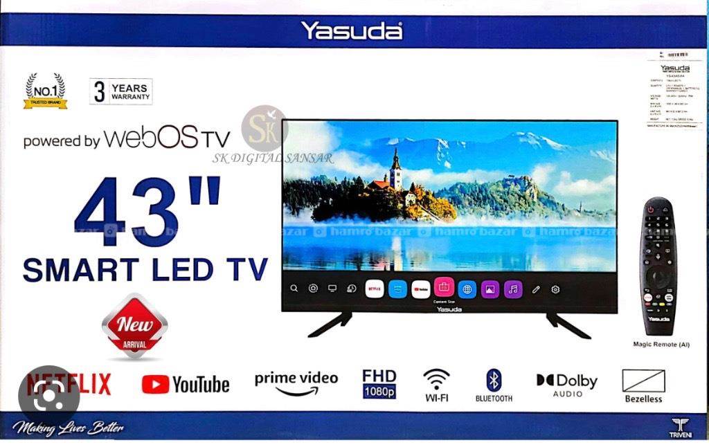 Yasuda 43 inch Smart Led TV webOS New model Discou