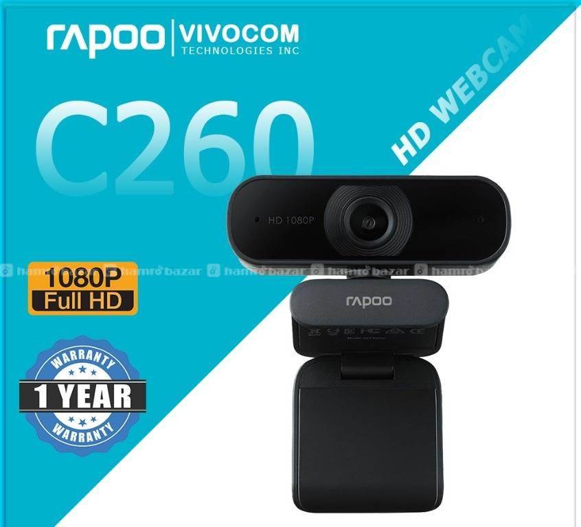 RAPOO C260 WEB CAMERA (FULL HD 1080P)