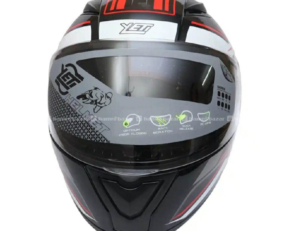 Yeti Rapid print Double visior full face helmets