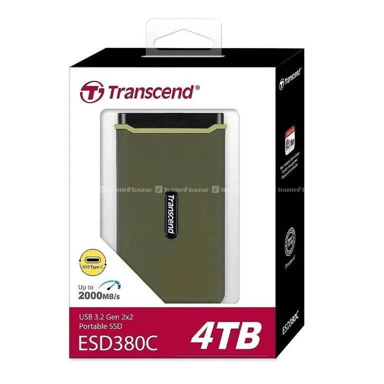 Transcend TS4TESD380C - 4TB, External SSD, ESD380C