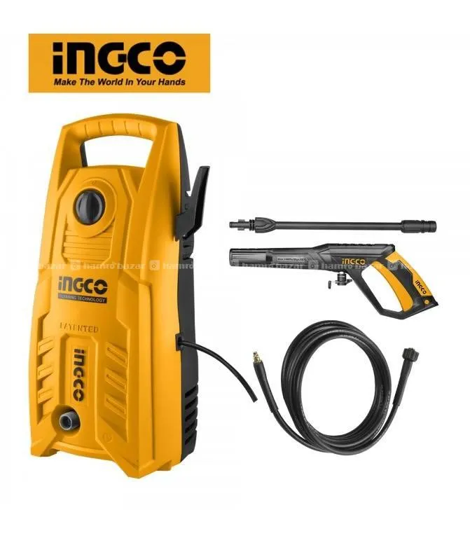 Ingco 1400W High Pressure Washer 130 Bar