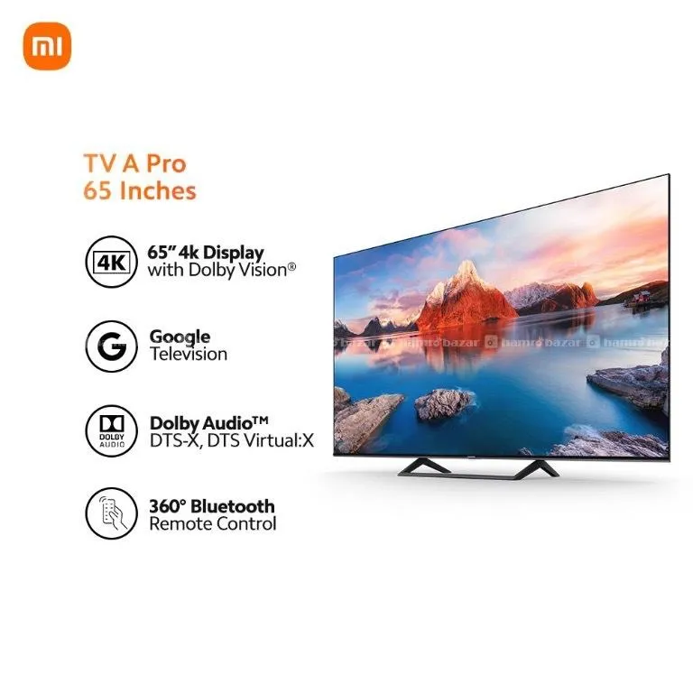 Xiaomi A pro 65” new arrival Google smart tv
