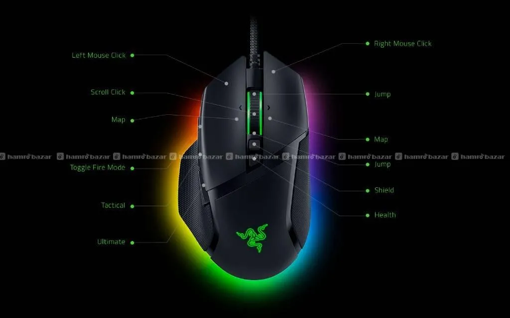Razer Basilisk V3 Chroma RGB 26k Dpi Gamng Mouse