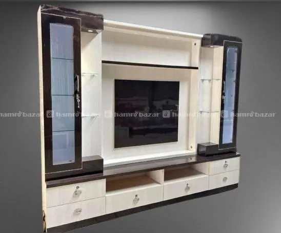 Spacious FormicaFold TV Rack